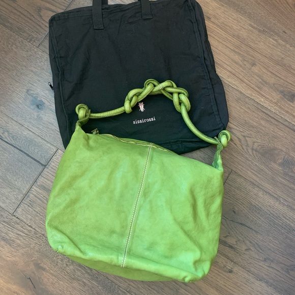 sissirossi Handbags - Gorgeous Apple Green Sissirossi bag made in Italy